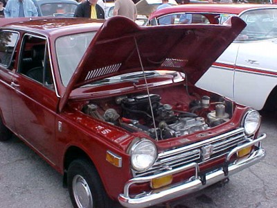 Honda front pass, hood open.JPG